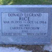 Donald LeGrand RICE